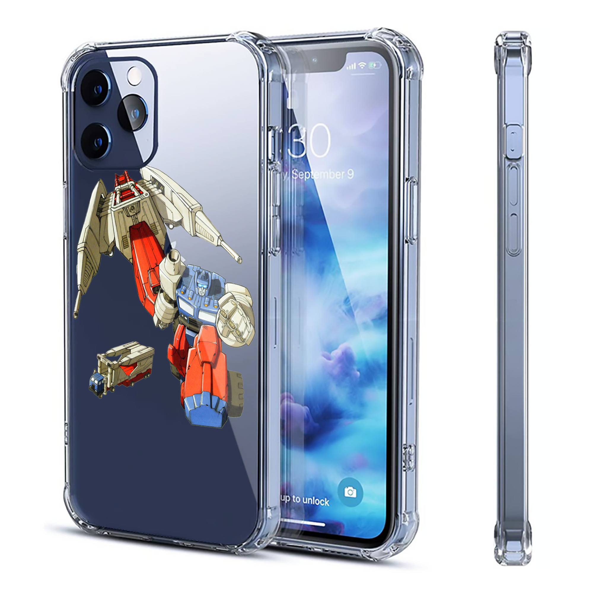 （画像用）  【iPhone 12シリーズ対応】透明スマホケース（クリアソフトケース）
